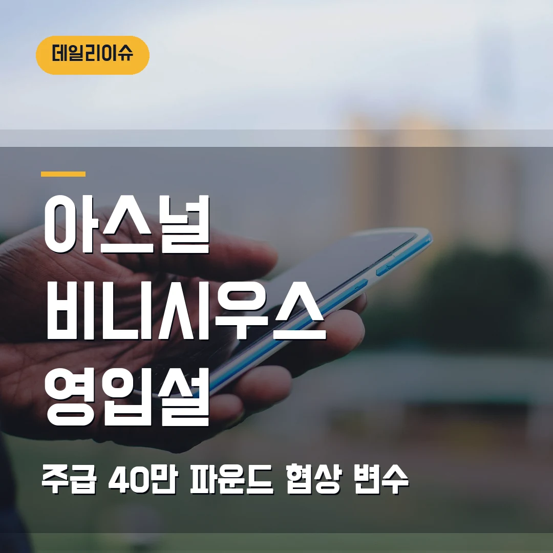 아스널 FC 비니시우스 영입설|주급 40만 파운드 보도와 성사 변수 4가지
