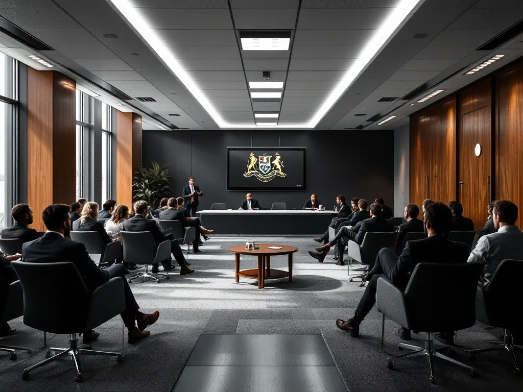football association hearing room