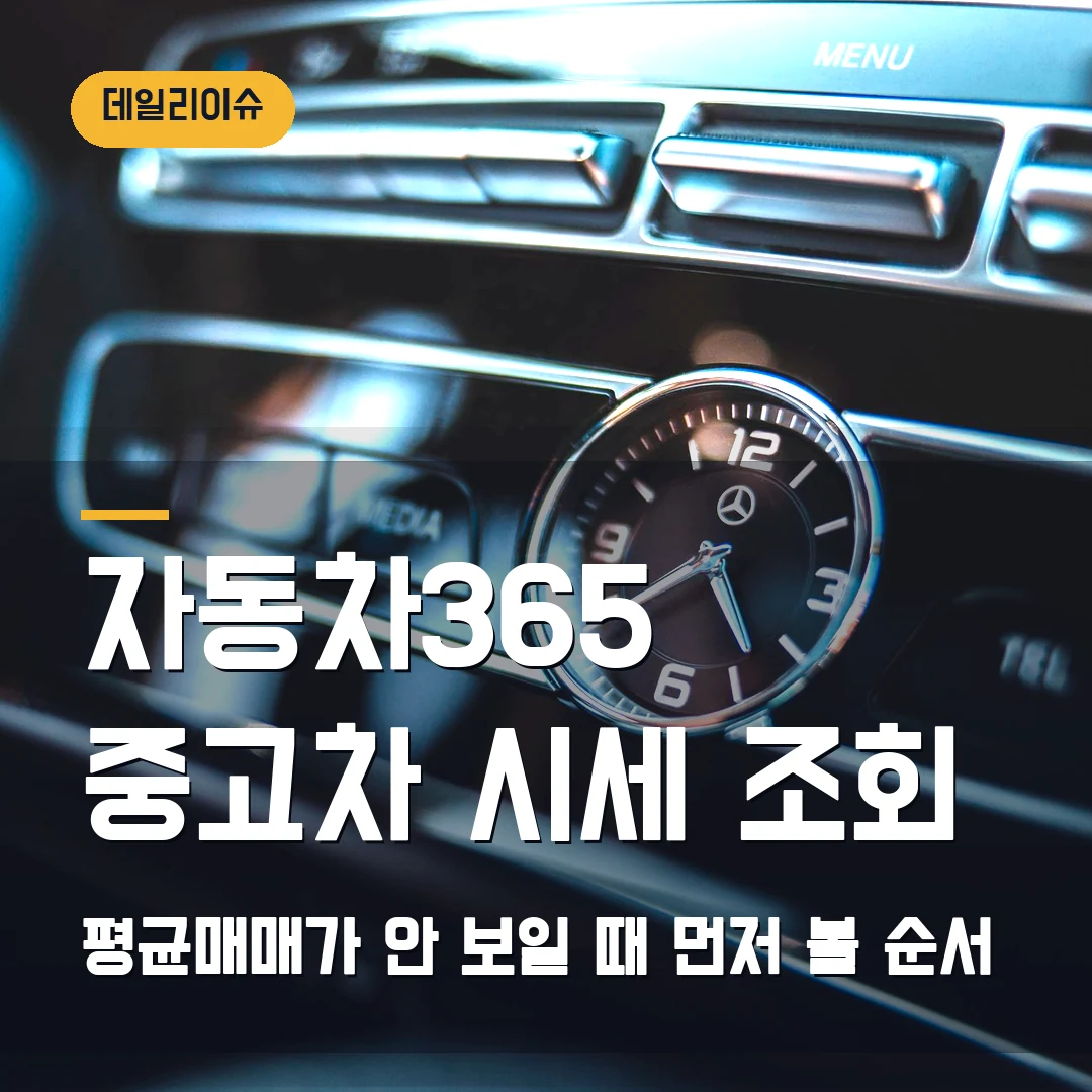 자동차365 중고차 시세 조회 2026 — 차량번호 넣어도 평균매매가 안 보일 때