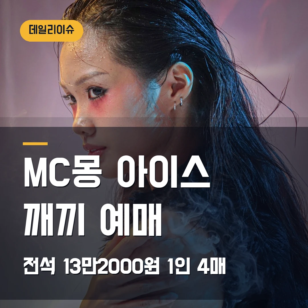 MC몽 한여름 밤의 아이스 깨끼 예매｜YES24 LIVE HALL 2회차·전석 13만2000원·1인 4매