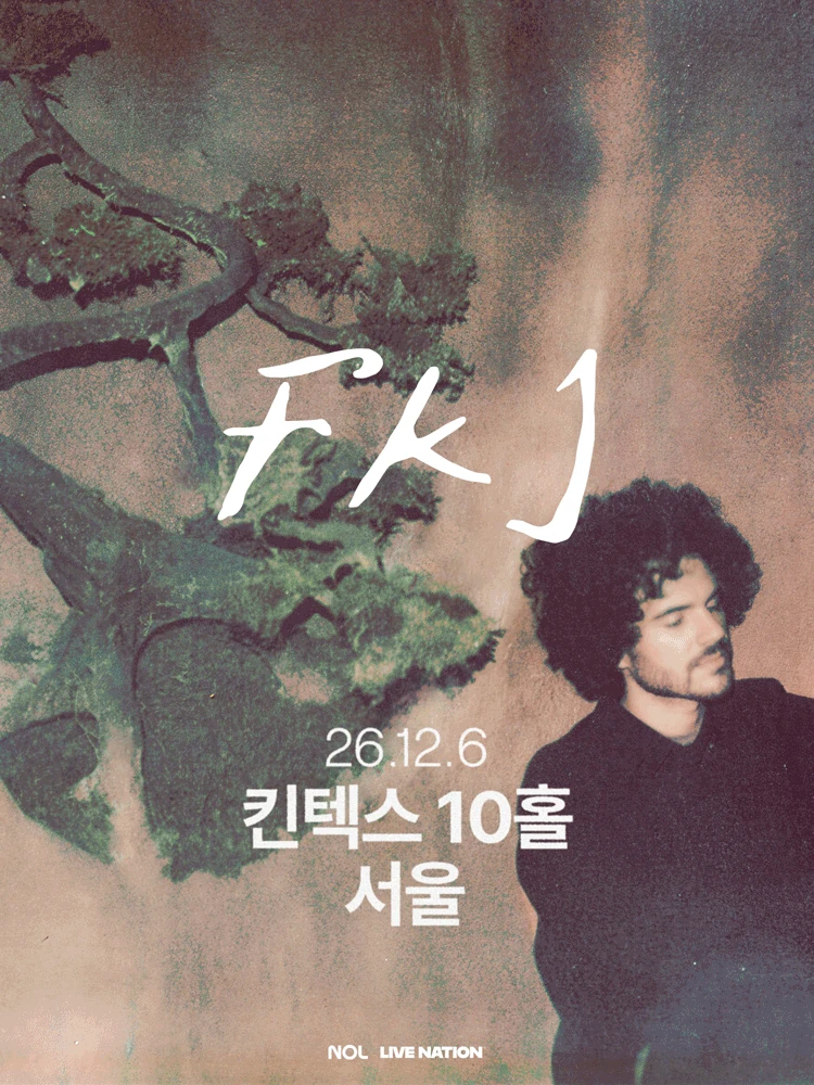 FKJ - Tyber Tour in Korea 공식 포스터