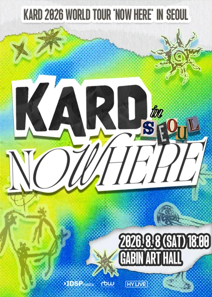 KARD 2026 WORLD TOUR NOW HERE IN SEOUL 공식 포스터