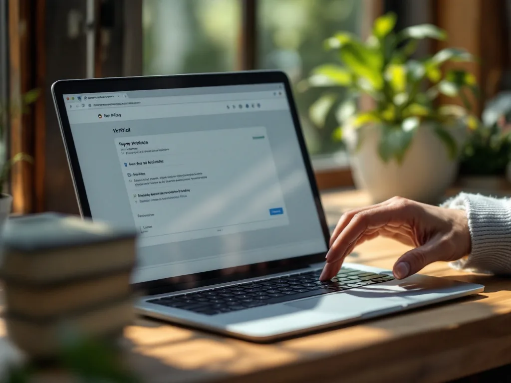 online payment verification notice laptop Korea