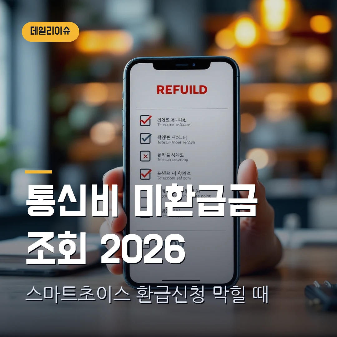 통신비 미환급금 조회 2026 — 스마트초이스 본인인증·환급신청에서 막힐 때