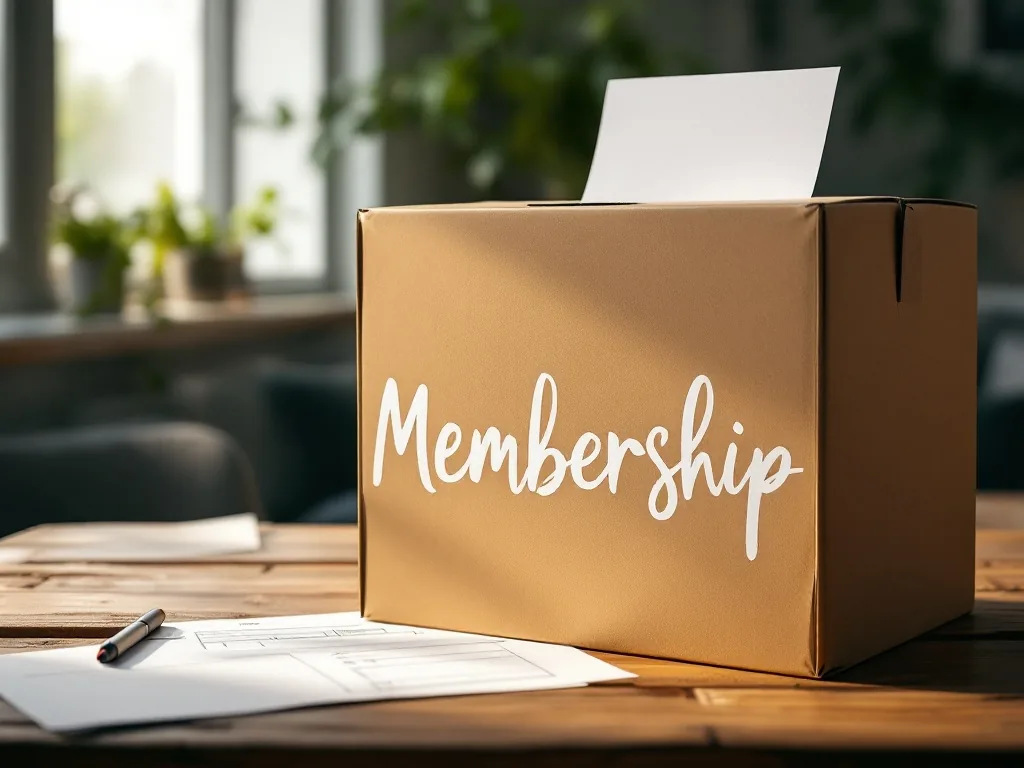 party membership form beside ballot box and fact check notes