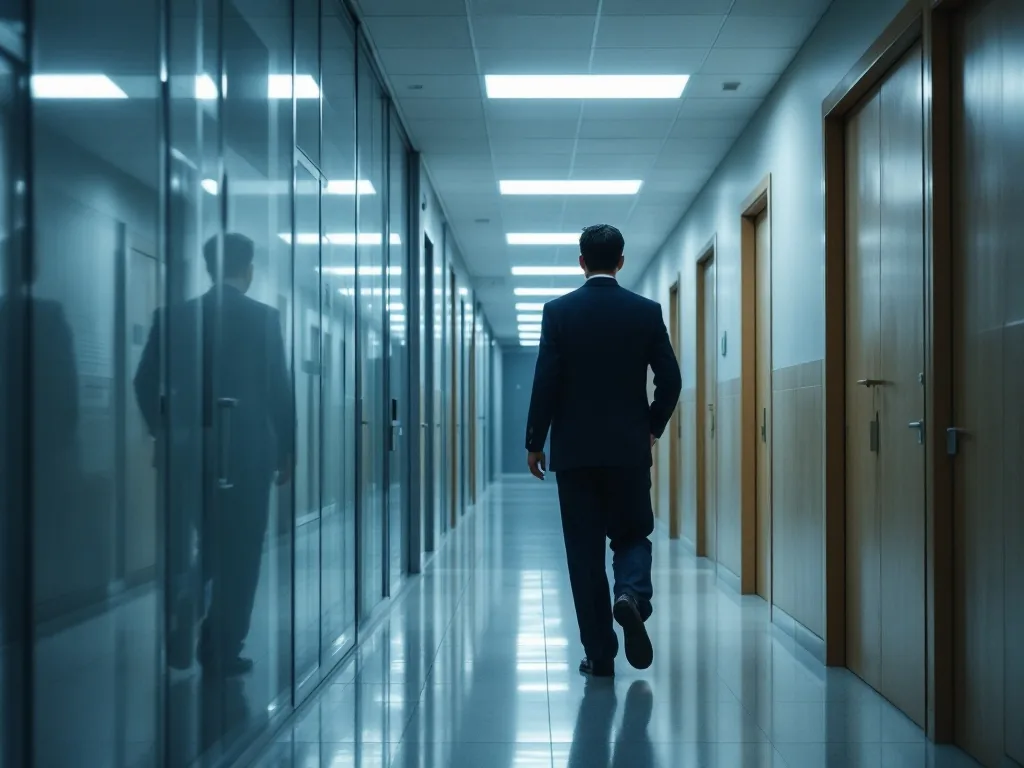 split scene of police investigation files and prosecutor office corridor, neutral public justice system editorial image, realistic Korean newsroom style