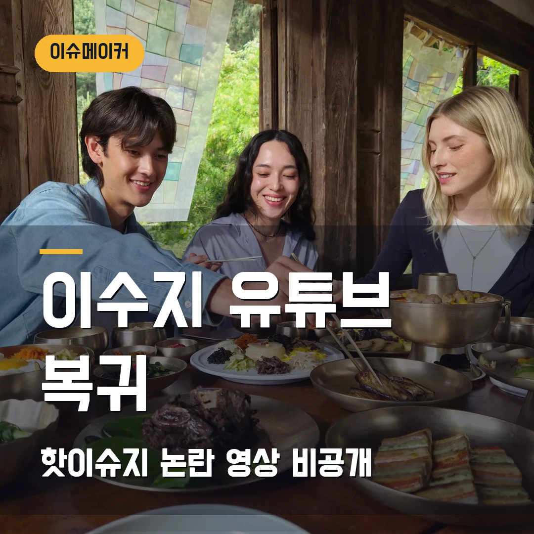 이수지 유튜브 복귀 핫이슈지 논란 영상 비공개