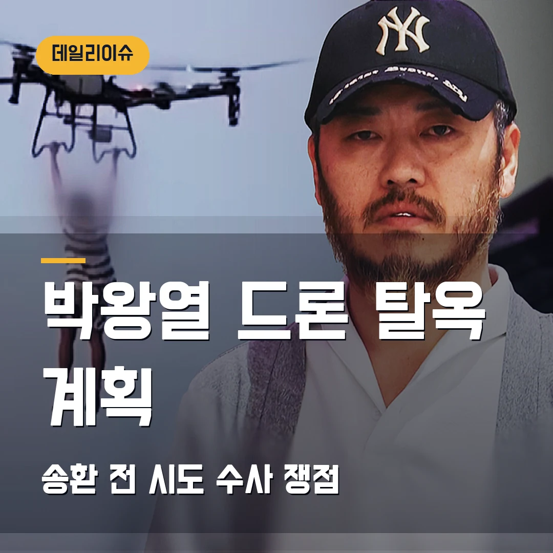 박왕열 드론 탈옥 계획 2026 — 송환 한 달 전 시도와 수사 쟁점