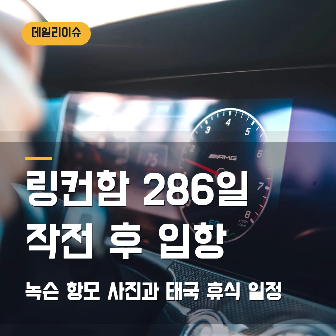 에이브러햄 링컨함 286일 작전 후 태국 입항, 녹슨 항모 사진 왜 논란됐나