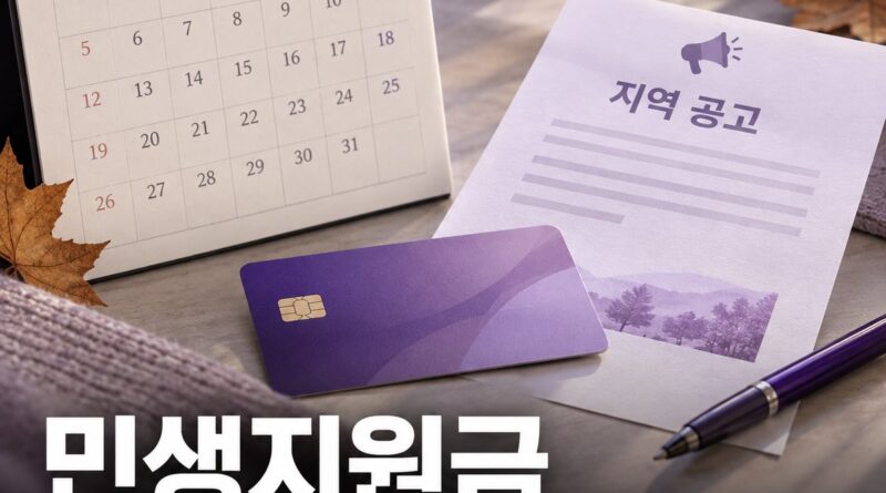 지자체 민생지원금, 10월 마감 임박 — 내 지역 공고·신청 창구 확인하는 법