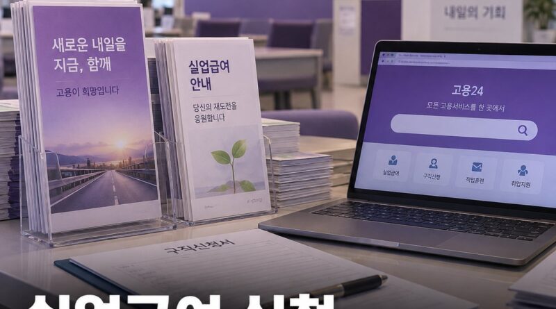 실업급여(구직급여) 수급자격, 고용24 구직등록부터 고용센터 신청까지