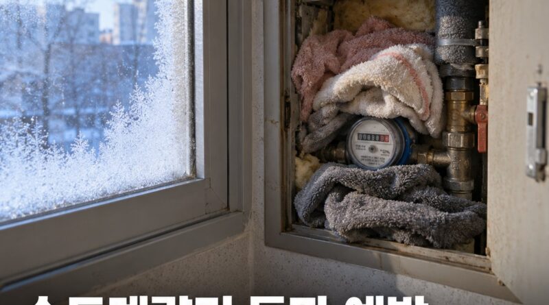 수도계량기 동파 예방, 첫 영하권 전에 계량기함 보온하고 얼었을 때 121에 신고하는 순서