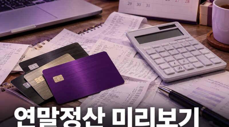 연말정산 미리보기 열리기 전, 카드 25% 문턱 계산과 2026년 자녀 공제한도 확대